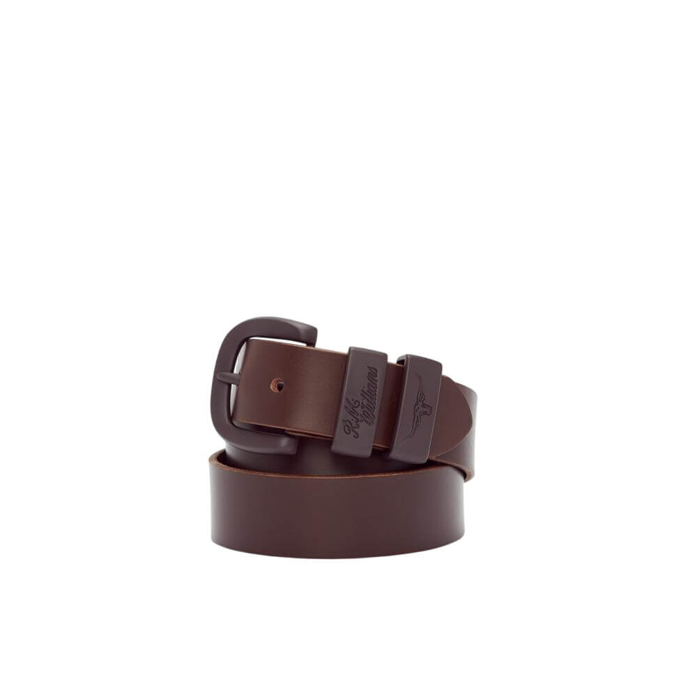 R.M. Williams Drover Belt in Chocolate
